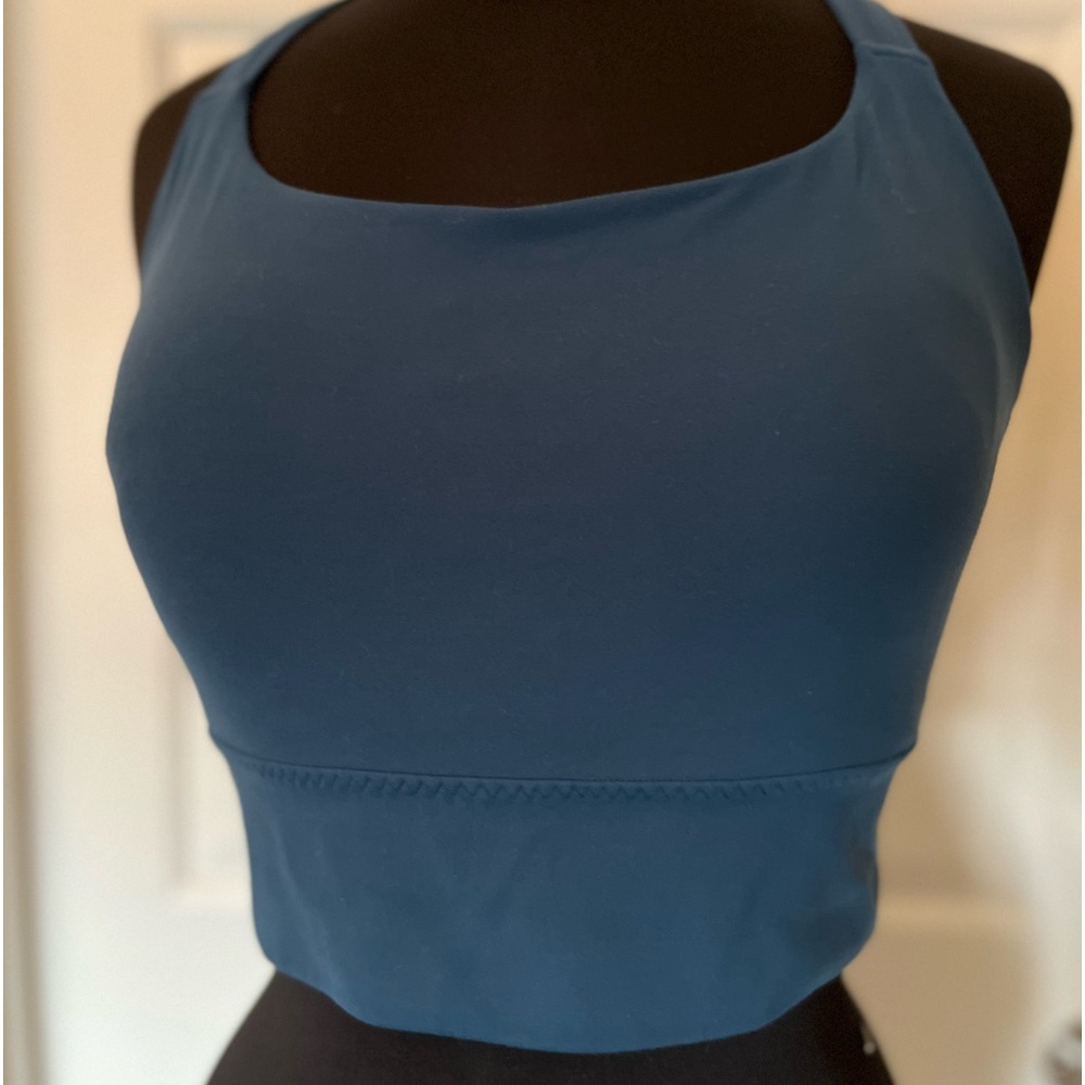 Teal sports bra
